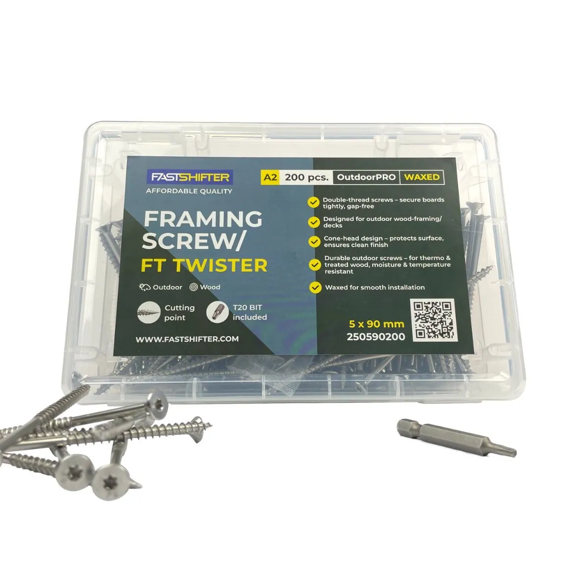 Fastshifter FT Twister A2 6×150mm – 100 pcs